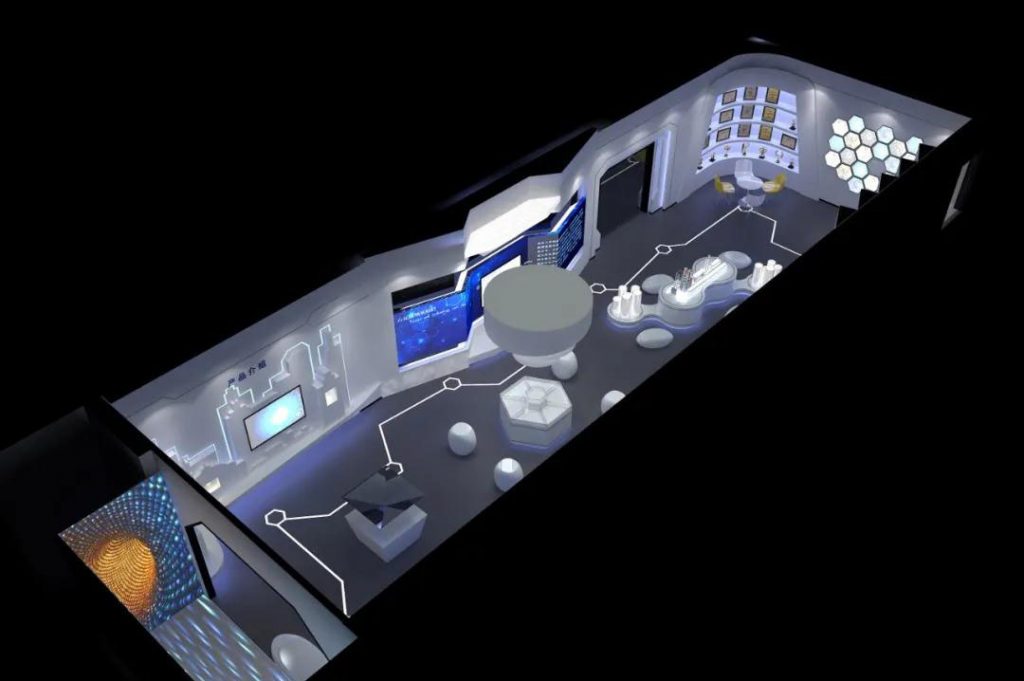 巖星建設|科技企業展廳設計插圖(4)