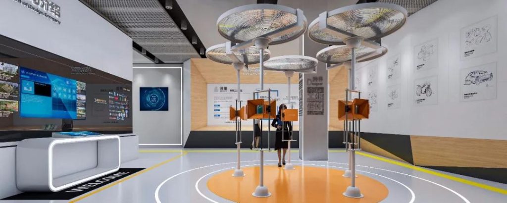 現代展館設計從形狀造型、主題、多維以及時效四個方面去考慮插圖